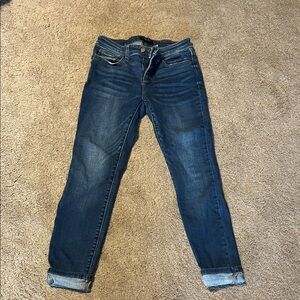 Judy Blue Dark Blue Ankle Jeans